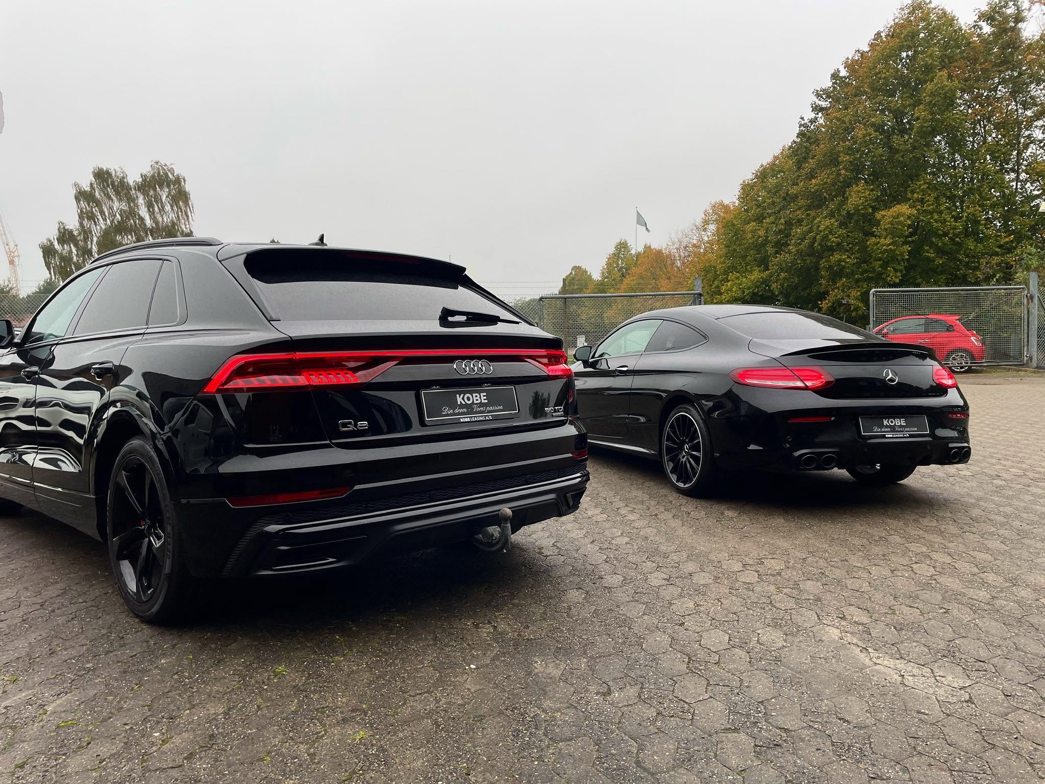 Sort Audi og Mercedes hos KOBE Leasing